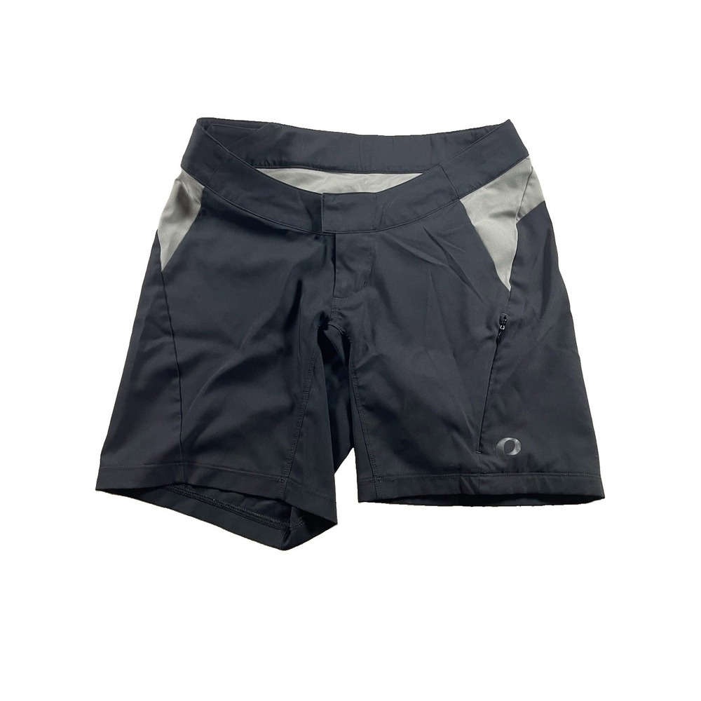 Pearl Izumi Biker Shorts Womens Sz Small Black Colorblock 9 In Cycling Athletic